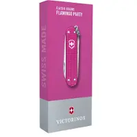 Victorinox Classic SD Alox Colours, Flamingo Party 0.6221.251G Swiss pocket knife