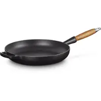 Le Creuset - Signature Paistinpannu puukahvalla 28 cm Mattamusta