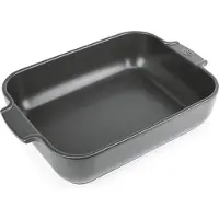 Peugeot Appolia Rektangulært Ovnfad 36 Cm Mat Sort - Grey - 36 CM