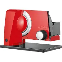 Graef S 11003 sähköinen leikkuri - Punainen - Terä 17 cm - Viipalointipaksuus 0-20 mm - 175 W