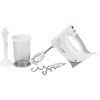 Bosch Viemäri- ja käsisekoitin - - MFQ3540 - 450W - 5 nopeutta - 2 vatkainta - 2 taikinakoukkua