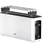 Braun HT 3110 White, 1 viipale(i)ta, Valkoinen, Muovi, Painikkeet, Rotaatio, 1000 W, 294 mm