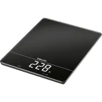 Beurer KS 34 XL -keittiövaaka, 15 kg, 1 g, musta