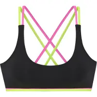 Buffalo Bikinitoppi limetti / roosa / musta