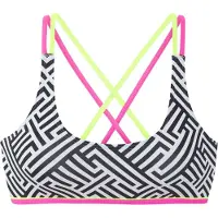 Buffalo Bikinitoppi limetti / vaaleanpunainen / musta / offwhite