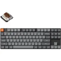 Keychron - K1 Max QMK/VIA Wireless Custom Mechanical Keyboard - Low-profile Wireless RGB Mechanical Keyboard Gateron Hot-Swap Brown