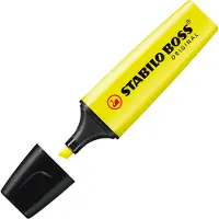 Stabilo Fluorescent Marker Boss Original Trace 2/5 Mm 10 Units Keltainen