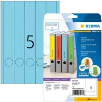 Herma 5133, Sininen, Pyöristetty suorakulmio, Kiinteä, Paperi, Matta, Laser/Inkjet