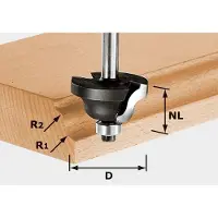 Festool Kaksoissädejyrsin HW S8 D31,7/R4/R4