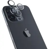 EPICO Aluminium Lens, iPhone 14 Pro / 14 Pro Max -kameran linssinsuoja, Space Black
