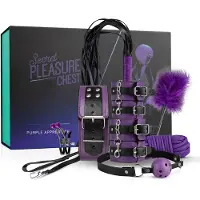 Secret Pleasure Chest - edistynyt BDSM‑setti (14‑osainen)