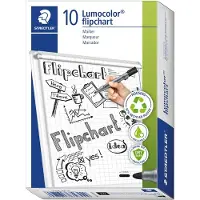 Staedtler Lumocolor, 1 kpl, Punainen, Pyöreä pää, Harmaa, Punainen, Polypropeeni (PP), 2 mm (356-2)