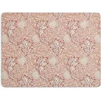 Spode Morris & Co Apple pöytätabletti 40x30 cm 4-paketti, punainen