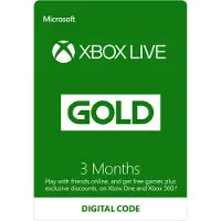 Xbox Live Gold 3 kk jäsenyys (Download)
