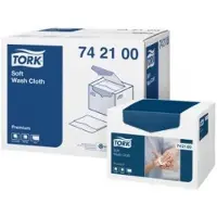 Tork Premium Soft -pesuliina, 300 x 190 mm, 1-kerroksinen, valkoinen - (8 pakkausta x 135 kpl laatikossa)