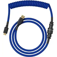 Glorious Coiled Cable, näppäimistön kierrekaapeli, Cobalt Blue