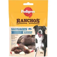 Pedigree 7x60g Ranchos makkarat sianliha & omena koiran välipalat