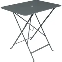Fermob Bistro Pöytä 57x77 Cm - Puutarhapöydät Teräs Storm - 24326