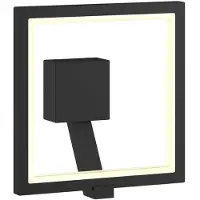 LUCANDE Led ulkoseinävalaisin Square , Musta, Alumiini, Moderni