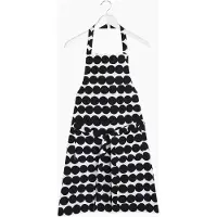 Marimekko Räsymatto Apron - Black - 84X85CM