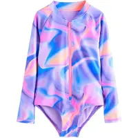 Next Uimapuku taivaansininen / lila / vaalea pinkki