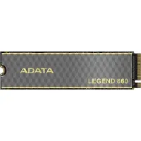 ADATA – 500GB Legend 860 M.2 NVMe Gen4 SSD, M.2 , PCIe4, R/W 5000/3000 MB/s, PS5 Compatible (SLEG-860-500GCS)