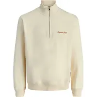 Jack & Jones Jornorrebro Emb Sweat High Neck Noos - Cream - XL