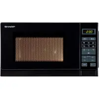 Sharp R-642(BK)W - Musta