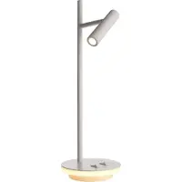 Deko-light Brahe 346015 Pöytävalaisin LED (RGB) LED sisäänrakennettu 8,50 W EEK: G (A - G) Liikennevalkoinen (RAL 9016)