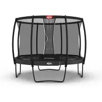 Berg Champion Trampoline With Safety Net Deluxe AirFlow Pro 280 cm Harmaa