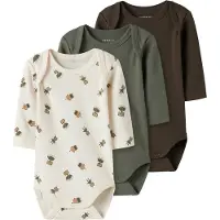 Name it Nbmbody 3P Ls Robot Noos - Khaki green - 68