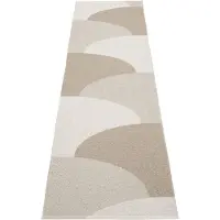 Pappelina , Hill matto Dark Linen/Linen/Fossil Grey 70 x 270cm