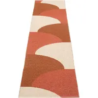 Pappelina , Hill matto Brick/Rust/Cream 70 x 270cm