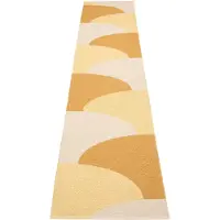 Pappelina , Hill matto Ochre/Pale yellow/Cream 70 x 360cm