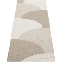 Pappelina , Hill matto Dark Linen/Linen/Fossil Grey 70 x 180cm
