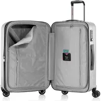 Pack Easy Genius 4-pyöräinen vetolaukku L 76 cm Laajennettava Hopeanvärinen
