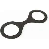 Sei mio Handi-Cuffs - Silikonikahleet, L, silikoniset, hygieeninen, äänetön, taipuisa, helppokäyttöiset