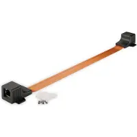 Goobay Erittäin ohut RJ45 LAN -ikkunan läpivienti 0,5 m
