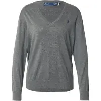Ralph Lauren for woman. 211972105001 Gray Parkside Jersey (S), Casual, Grey, Cotton, Long sleeve