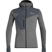 Salewa Puez 2 Dry L/S Hood Full-Zip Tee Fleecetakki Miehet koko XXL väri musta