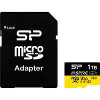 Silicon Power SP001TBSTXLA2V1NSP, 1 TB, MicroSDXC, Luokka 10, 3D TLC NAND, 170 MB/s, 160 MB/s