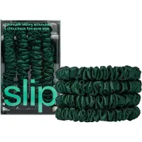 Slip Pure Silk Skinny Scrunchies Forest Hiuslenkki 4 kpl