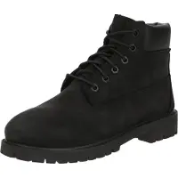 Timberland unisex for kids. TB1127070011 Boots 6 Inch Premium black (35), Leather, Flat, Laces, Casual, children's fashion