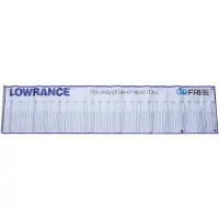 Lowrance 130x30 cm kalamitta
