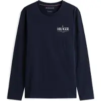 Tommy Hilfiger Hilfiger Stack Ls Tee - Navy - XXL