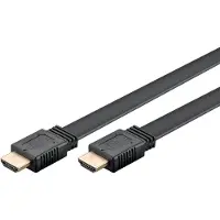 Goobay HDMI 2.1 Flat - 3m - Musta
