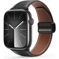 DUX Ya strap for Apple Watch 42 / 44 / 45 / 49 mm - black.