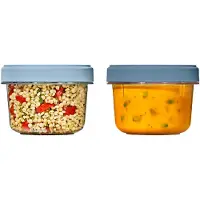 Oxo Twist & Stack -säilytysasti 592 ml, 2 kpl