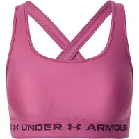Under Armour Women's UA Crossback Mid Bra Fuchsia Dusk XS