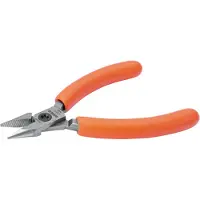 Bahco Kompaktit Puolipyöreät Pihdit Oranssilla Pvc-kahvoilla 144 Mm